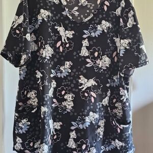 Disney 101 Dalmatians Scrub Top
